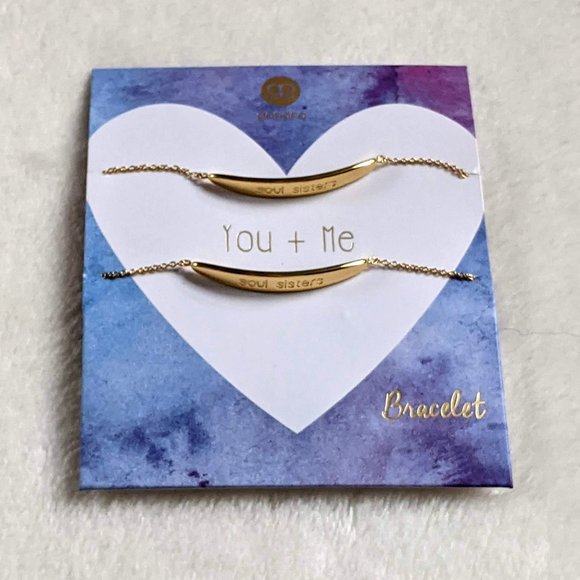 Gorjana Gold You & Me Friendship Sister Bracelets - Picture 2 of 7